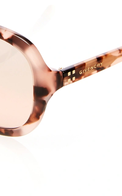 Shop Givenchy Tortoiseshell Acetate Round-frame Sunglasses In Brown