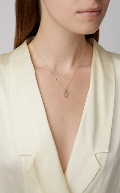 Shop Ashley Zhang 14k Gold Diamond Necklace