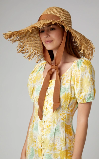 Shop Avenue Exclusive Chiswick Straw Sun Hat In Neutral