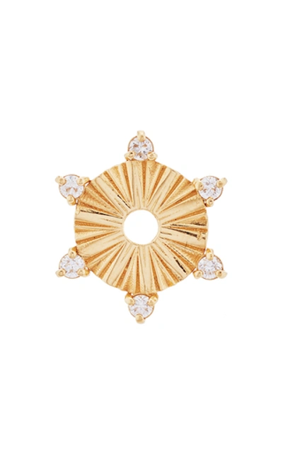 Shop Foundrae 18k Gold And Diamond Earring Charm