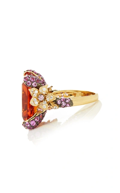 Shop Anabela Chan Imperial Cinderella Ring In Red