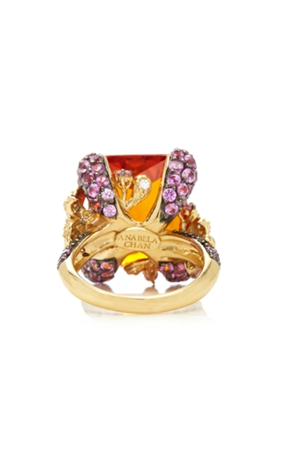 Shop Anabela Chan Imperial Cinderella Ring In Red