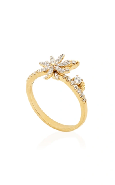 Shop Anabela Chan Mini Daisy Ring In White