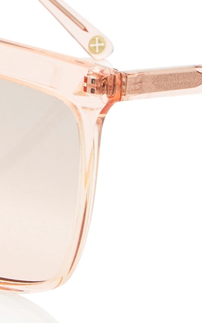 Shop Peter And May Vic Aviator-style Acetate Sunglasses In Pink