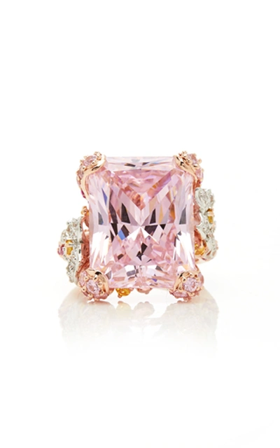 Shop Anabela Chan Baby Pink Cinderella Ring