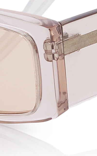 Shop Andy Wolf Hume Sun Square-frame Acetate Sunglasses In Neutral