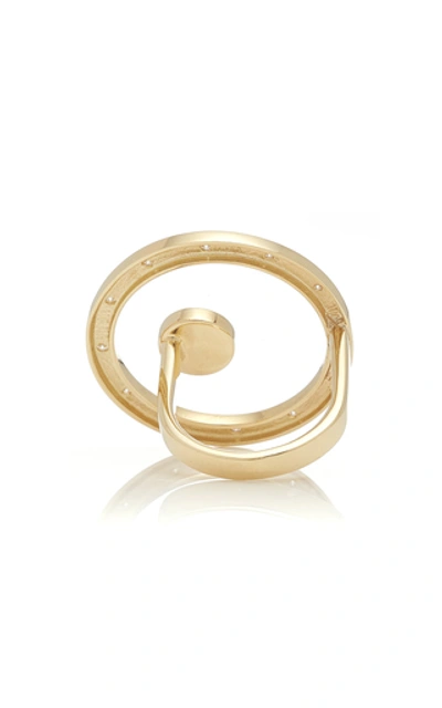 Shop Anna Maccieri Rossi Ora Ring In Yellow