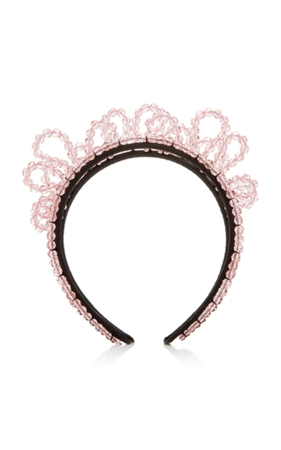 Shop Simone Rocha Wiggle Crown In Pink