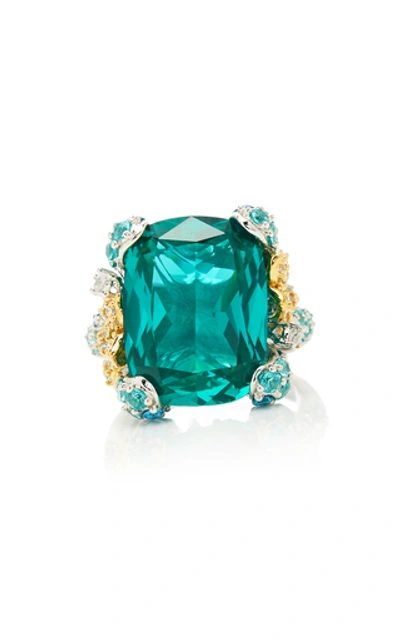 Shop Anabela Chan Paraiba Ocean Ring In Blue