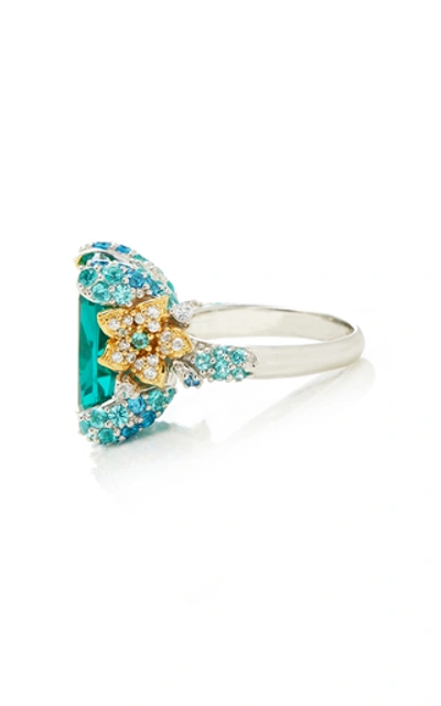 Shop Anabela Chan Paraiba Ocean Ring In Blue