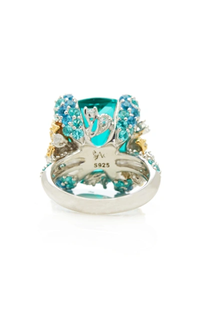 Anabela Chan Paraiba Ocean Ring In Blue