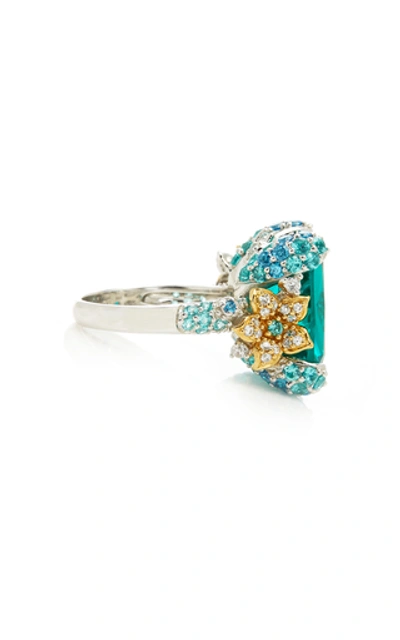 Shop Anabela Chan Paraiba Ocean Ring In Blue