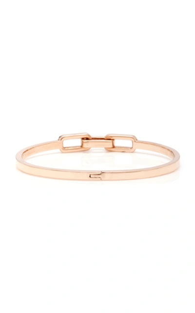 Shop Sophie Ratner 14k Rose Gold Diamond Bracelet In Pink