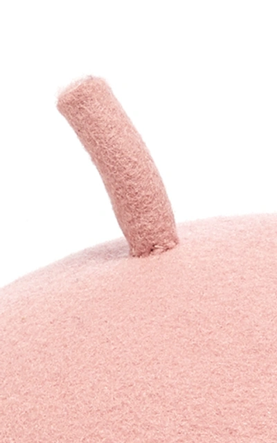 Shop Eugenia Kim Dionne Wool Felt Beret In Pink