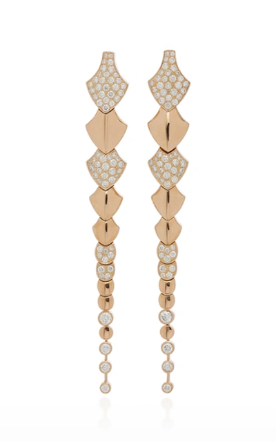 Shop Akillis Python 18k Gold Diamond Earrings