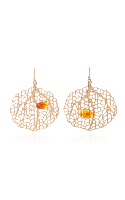 Shop Annette Ferdinandsen Coral Reef Earring In Gold