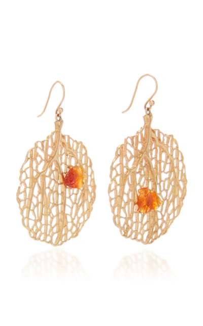 Shop Annette Ferdinandsen Coral Reef Earring In Gold