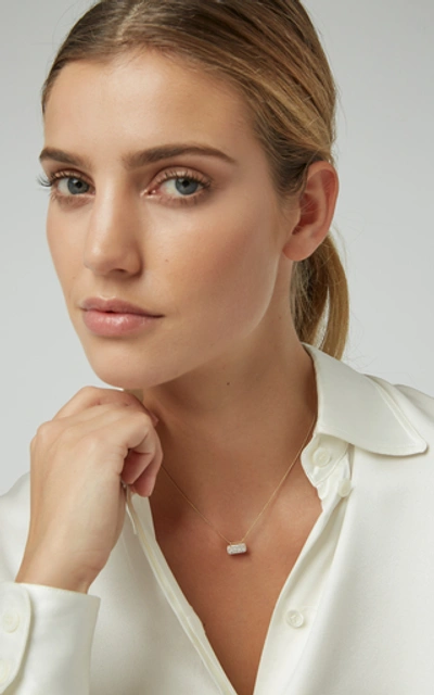 Shop Sophie Ratner 14k Gold Diamond Tag Necklace