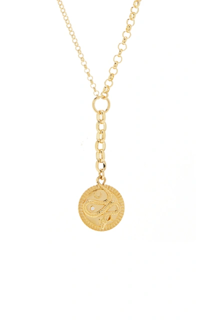 Shop Foundrae Wholeness 18k Gold And Diamond Necklace