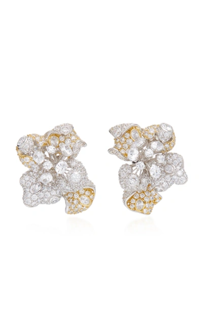 Shop Anabela Chan Bloomingdale 18k Gold Studs