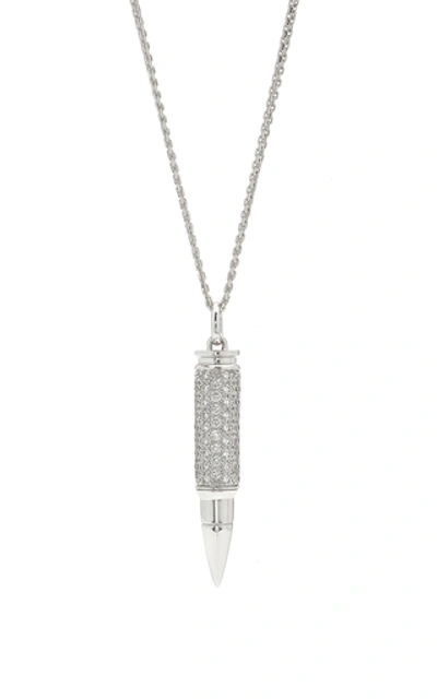 Shop Akillis 18k White Gold Diamond Necklace