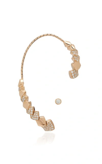 Shop Akillis Python 18k Gold Diamond Ear Cuff