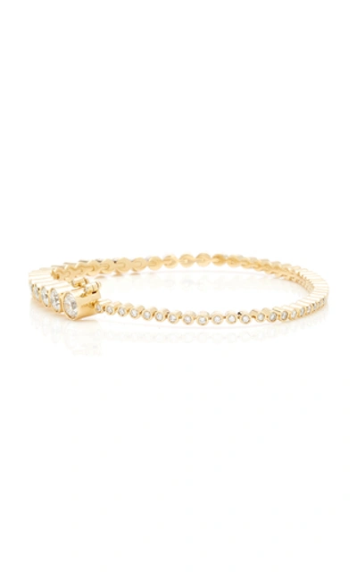 Shop Sophie Bille Brahe 18k Gold Diamond Tennis Bracelet