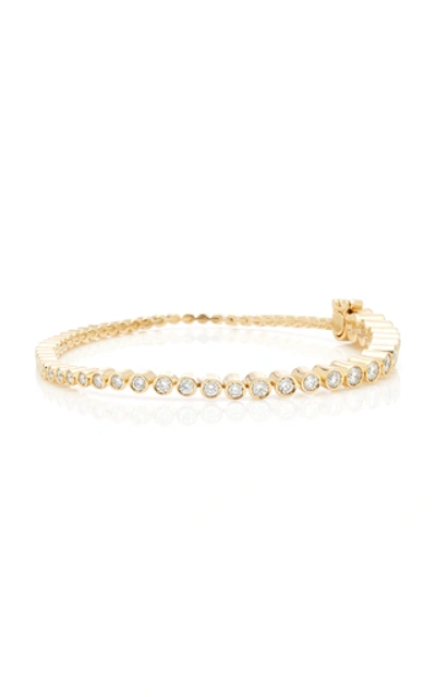 Shop Sophie Bille Brahe 18k Gold Diamond Tennis Bracelet