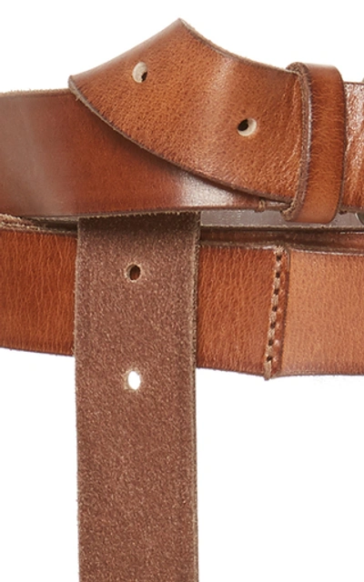 Shop Isabel Marant Judd Leather Belt In Brown