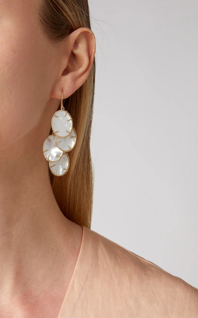 Shop Annette Ferdinandsen Silver Dollar Cluster Earring In White