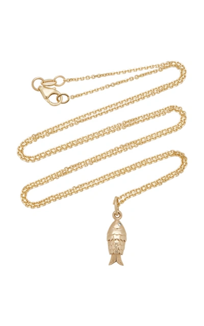 Shop With Love Darling Fish 14k Gold Necklace