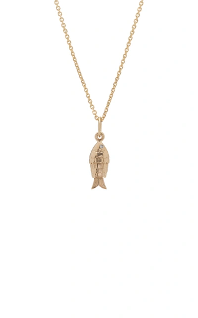 Shop With Love Darling Fish 14k Gold Necklace