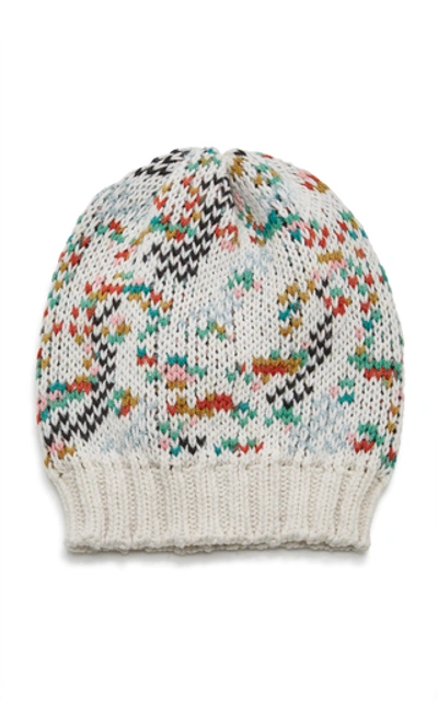 Shop Missoni Pompom-embellished Wool-blend Beanie In Multi