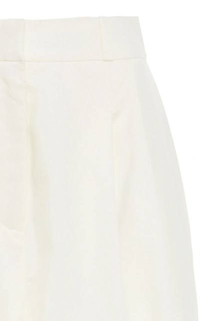 Shop Zimmermann Moncur Wide Leg Pants In White