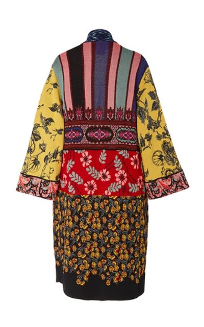 Shop Etro Women's Maglia Floral-print Crepe Robe