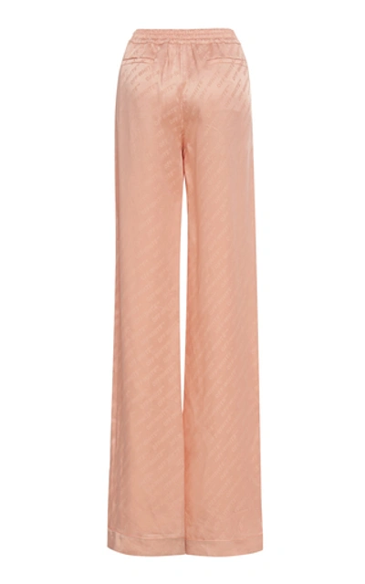 Shop Off-white Logo Wide-leg Pajama Pants In Pink