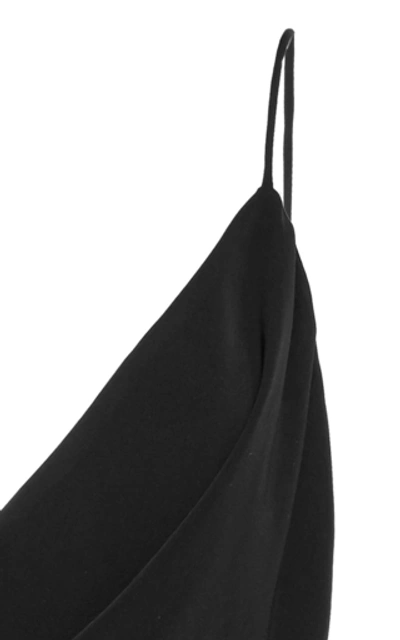 Shop Acler Petersen Wrap Sleeveless Tank In Black