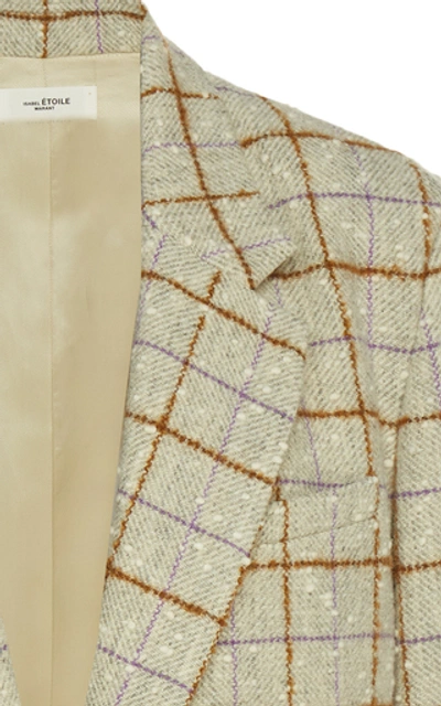 Shop Isabel Marant Étoile Orix Wool-blend Jacket In Plaid