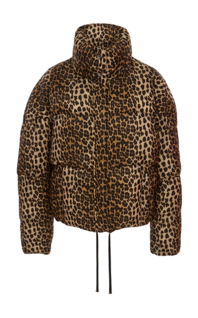 Apparis store leopard puffer