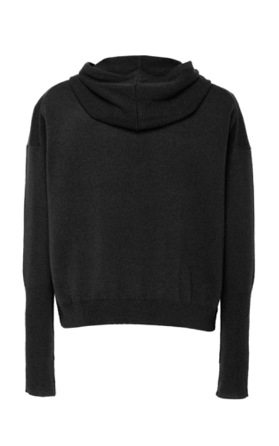 Shop Nili Lotan Emmaline Cashmere Hoodie In Black