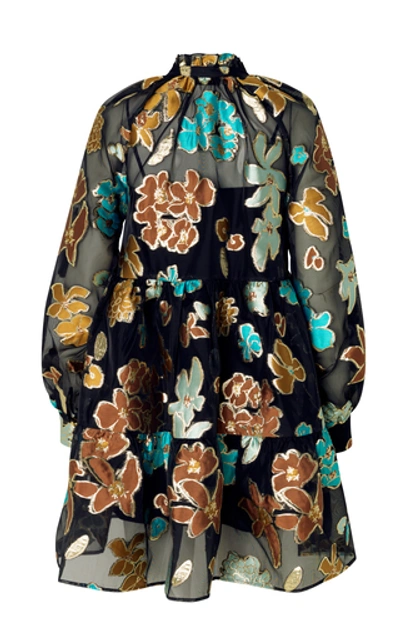 Shop Stine Goya Jasmine Jacquard Mini Dress In Multi