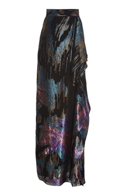 Shop Peter Pilotto Fireworks Fil Coupe Skirt In Multi