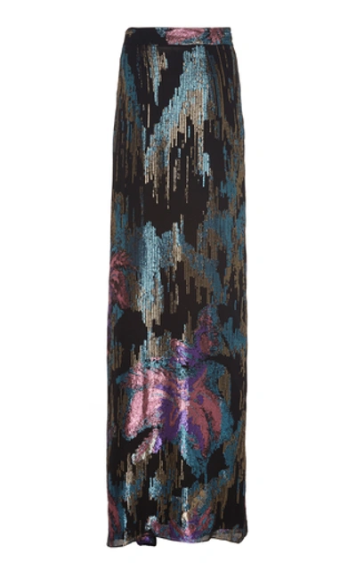Shop Peter Pilotto Fireworks Fil Coupe Skirt In Multi
