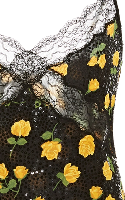 Shop Michael Kors Lace Embroidered Camisole In Floral