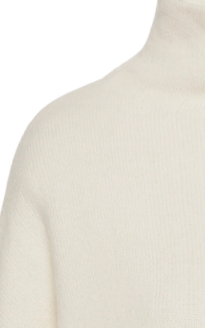 Shop Vince Wool-cashmere Sweater In White