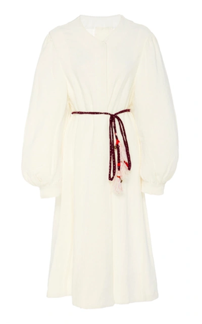 Shop Alix Of Bohemia Limited Edition Claude Opera Coat With Tassel In White