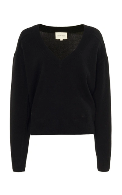 Shop Lou Lou Studio Piana V-neck Cashmere Sweater In Black