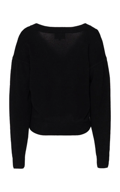 Shop Lou Lou Studio Piana V-neck Cashmere Sweater In Black