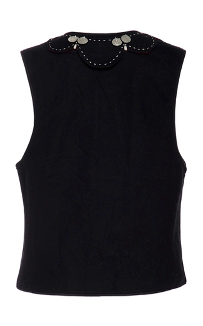 Shop Alix Of Bohemia Limited Edition Dhalia Coin Vest In Black