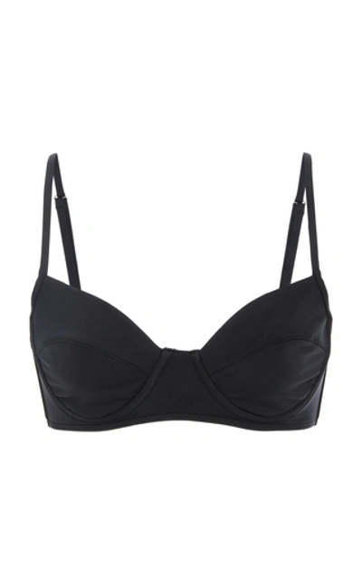 Shop Mara Hoffman Lua Bikini Top In Black